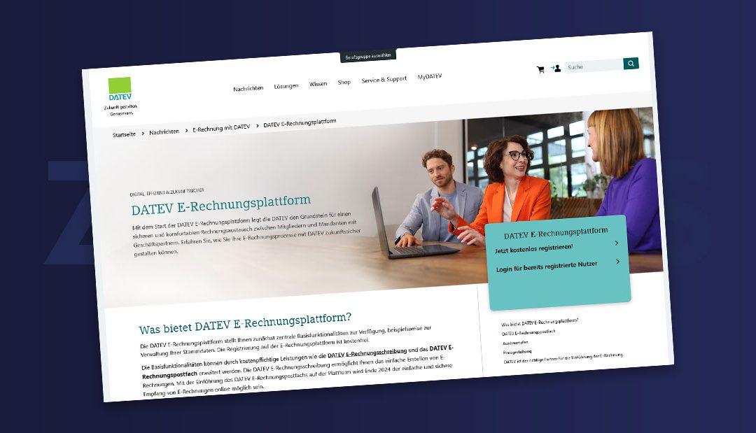 E-Rechnungen (Datev-Update)