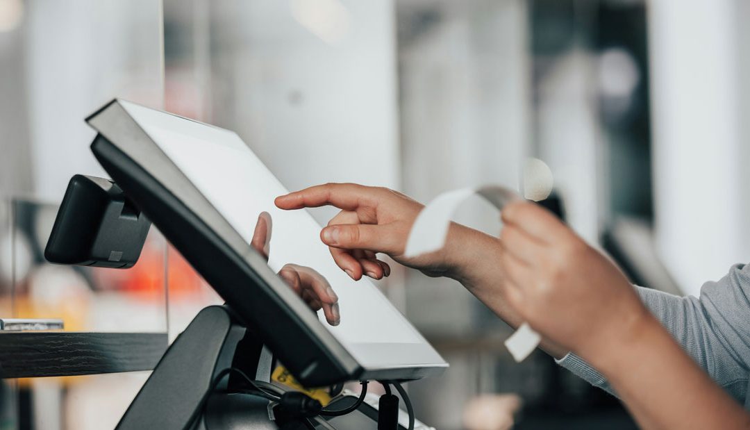 Foto elektronisches Kassensystem